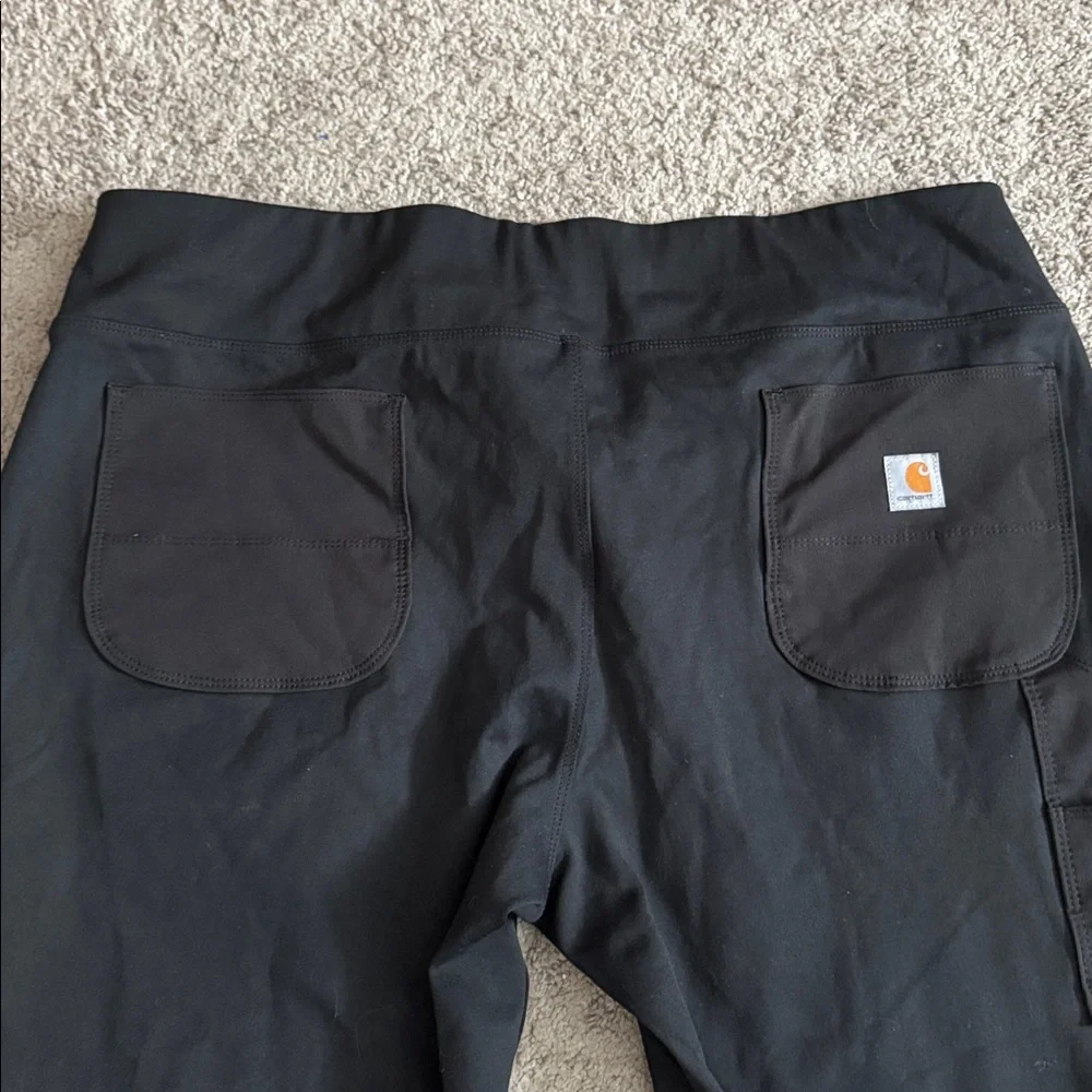 Carhartt Women's Force Utility Knit Leggings slim fit pull on XXL 20 black pants - Picture 8 of 9